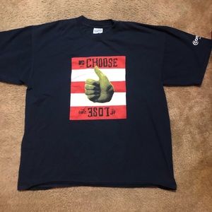 2000 MTV Choose or LOSE T-Shirt Size XL